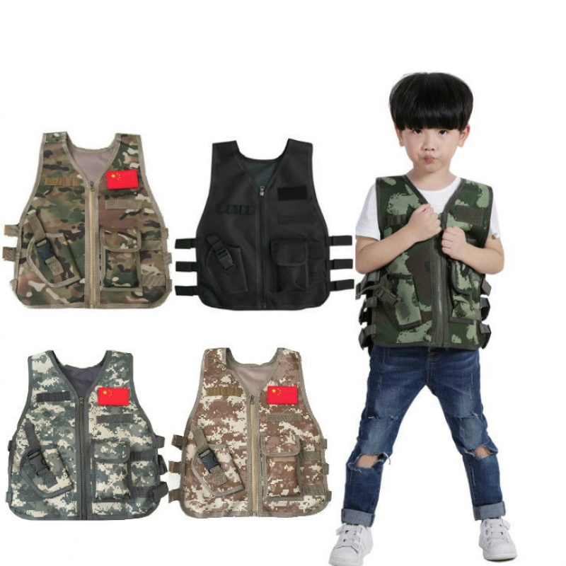 Outdoor Hunting Games For Kids - Chaleco Táctico de Camuflaje para Niños,