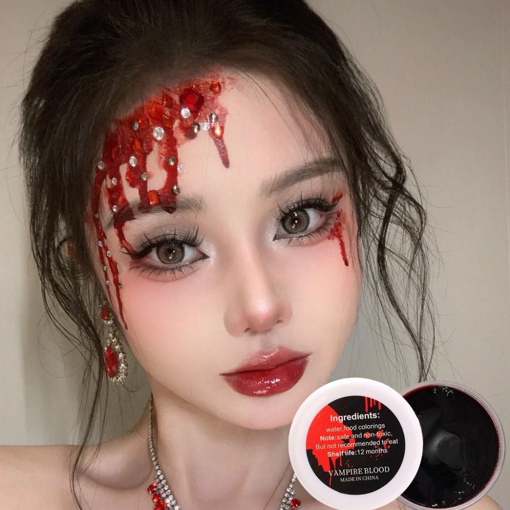 Nuevo Gel de Sangre Falsa para - Camo Face Paint reseña y precio