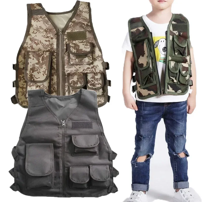Chaleco táctico para niños, co - Outdoor Hunting Games For Kids reseña y precio